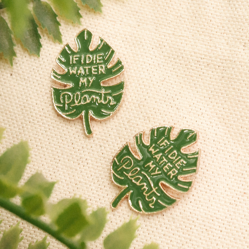 MONSTERA ENAMEL PIN